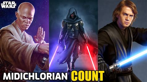 what is starkiller's midichlorian count